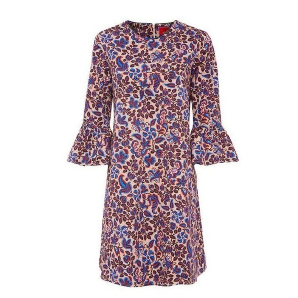 La DoubleJ 24/7 Dress Edition 30 Floral Paisley Ruffle Mini Dress Italy Large‎